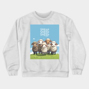 Cute Sheep Crewneck Sweatshirt